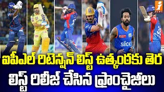 ALL retained amp released players from IPL franchises  iNews [upl. by Valma206]