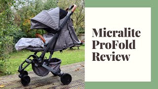 Micralite ProFold Compact Stroller Review  The BEST onehanded fold pushchair [upl. by Yvor]