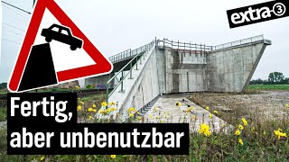 Realer Irrsinn Brücke ohne Zugang in Brandenburg  extra 3  NDR [upl. by Dorreg]