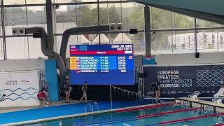 200m IM Men  Heat 4  European Masters Aquatics Championships [upl. by Nivlag905]