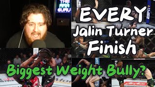 MMA GURU Reacts To EVERY Jalin Turner FINISH In The UFC [upl. by Ru]