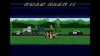 Road Rash 2 Video Scenes Part 55  NEW LEVEL [upl. by Calvano]