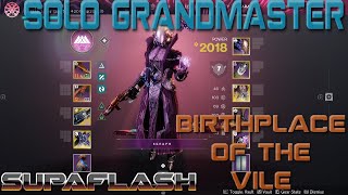 Destiny 2 Solo GM Birthplace of the Vile  Rimecoat Roaming build [upl. by Nwahshar]