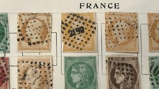 Scott International Postage Stamp Album Part1  FRANCE pages 1849  1940 [upl. by Naig]