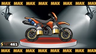 MAXING OUT MY MOTOCROSS  3 WORLD RECORDS  Hill Climb Racing 2 [upl. by Bowes957]