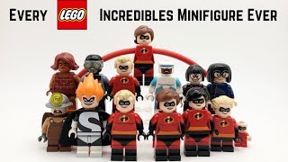 Every Lego Incredibles Minifigure Ever Made [upl. by Dorothy]