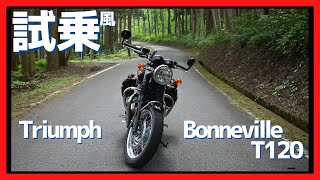 【試乗風】もう、それ以上エンジンを回してはいけない…Triumph Bonneville T120 を乗り倒す！音がヤバい！【インプレッション】 [upl. by Bough]