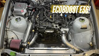 E36 EcoBoost swap sees MAJOR progress [upl. by Aivizt]