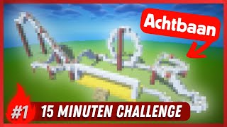 Achtbaan Bouwen Binnen 15 Minuten  Minecraft Challenge 1 [upl. by Aissak]