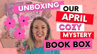 Unboxing Cozy Books Corners Cozy Mystery Book Box from April 2024 [upl. by Unity]