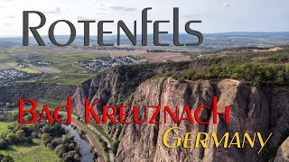 Rotenfels near Bad Kreuznach on the Nahe River RLP Germany hiking sightseeing [upl. by Gaeta888]