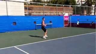 Marton Fucsovics forehand in Israel [upl. by Akeemat]