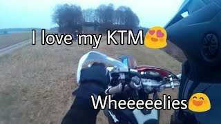 Enduro Vlog  JETZT WIRD WIEDER GEHEIZT  Wheelies  KTM EXC 125 [upl. by Thomson143]