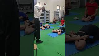 MATSYASANA FISH POSE मत्स्यासन 19 बॉयजyogayoutubeshorts [upl. by Auhel]