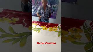 Painting a Batik Design on Silk [upl. by Lebisor]