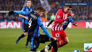 Atlético de Madrid empata con Club Brujas y regala el liderato de su grupo en la Champions League [upl. by Aropizt]