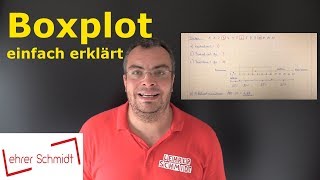 Boxplot  einfach erklärt  Mathematik  Lehrerschmidt [upl. by Priscilla]