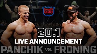 Scott Panchik vs Rich Froning — CrossFit Open Announcement 201 [upl. by Arzed]