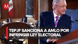 AMLO en lista de infractores electorales tras orden de TEPJF [upl. by Ayanat]