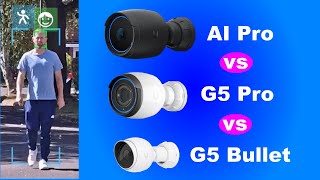 Unifi G5 Bullet vs G5 Pro vs AI Pro  UBIQUITI CAMERA COMPARISON [upl. by Polly]