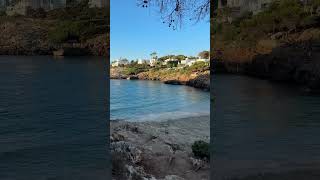 Ambient sounds of the beach Cala Esmeralda in Cala D’Or Mallorca Spain mallorca spain [upl. by Savart102]