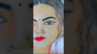 Bas Dil Tujhme Duba Rhe  ❤️ Beautufull womens drawing ✍️ artwork ytshorts artist motivation [upl. by Ahsiela782]