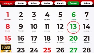 MAKNA DAN KEISTIMEWAAN JUMAT WAGE 13 DESEMBER 2024 DALAM KALENDER JAWA NEPTU amp AKTIVITAS YANG COCOK [upl. by Atul]