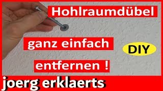 Hohlraumdübel  Dübel entfernen Remove dowel cavity Lifehack Vol83 quotKüchenumbau Teil 3quot [upl. by Mir]