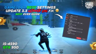 🔧Gameloop Best Settings For Low End PC ✅  Update 33 Ultimate Lag Fix Gameloop✨ [upl. by Saxen]