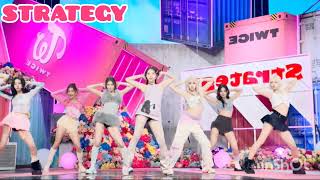 TWICE STRATEGY dance mirror KBS perf [upl. by Marek]