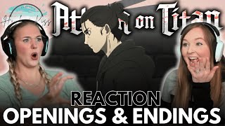 Attempting To Rank  ATTACK ON TITAN  ALL OPs amp EDs Reaction [upl. by Daahsar]