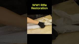 WW1 Rifle Restoration asmr diy restoration [upl. by Eimme584]