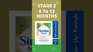 Similac Advance Baby Milk 1234 Stages similac shortsvideo ytshorts [upl. by Annice]