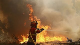 No Comment  le Portugal déclare létat de catastrophe naturelle face à la progression des incendies [upl. by Beitris]