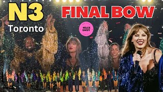 Taylor Swift is IN AWE of Toronto crowd as she ENDS Eras Tour N3 with a BANG [upl. by Attehcnoc]