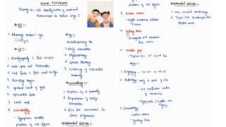 DOWN SYNDROME NOTES  PEDIATRICS ONE PAGE NOTES  4TH PROFF  MBBS [upl. by Nitreb]