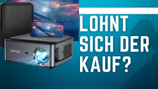 TOPTRO Beamer ► 9000 Lumen Full HD Beamer im Test  Erfahrungsbericht [upl. by Enelehs761]