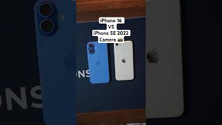 iPhone 16 VS iPhone SE 2022 Camera 📸 shorts iphone16 [upl. by Dagney946]