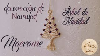 DIY macrame árbol de Navidad [upl. by Safko910]