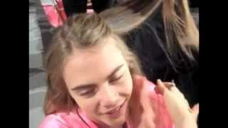 Funny Cara Delevingne moments Part 1 [upl. by Learsiy]