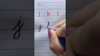 How to write in cursive small letters  cursive writing for beginners cursive handwriting practice [upl. by Assirod82]