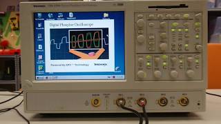 Tektronix TDS 5104 booting [upl. by Oninrutas]