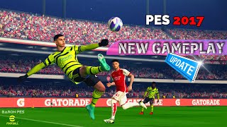 PES 2017 GAMEPLAY UPDATE 2024 [upl. by Zawde]