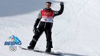 Shaun White takes the last Olympic halfpipe run of his career  Winter Olympics 2022  NBC Sports [upl. by Denna52]