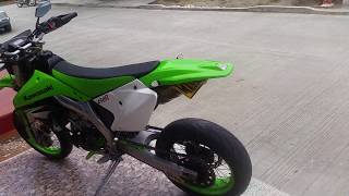 KAWASAKI KLX 450R MODIFICADA PARA CALLE [upl. by Rellia]