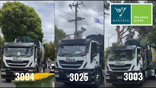 The Darebin Solo Recycling Trucks ft 3025 3003 3004  NorthernGarbo [upl. by Nylakcaj]