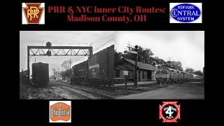 PRR amp NYC Inner City Routes Madison County OH [upl. by Arutak]