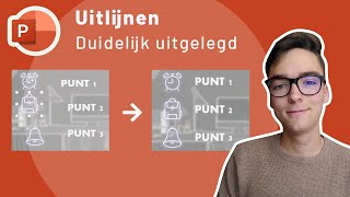 Vormen afbeeldingen en tekst uitlijnen in PowerPoint  Gelijk een mooiere presentatie [upl. by Anora]