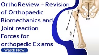 OrthoReview  Revision of Orthopaedic Biomechanics and Joint reaction Forces for orthopedic Exams [upl. by Bluhm125]