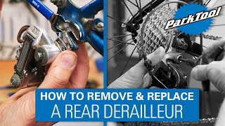 How to Remove and Replace a Rear Derailleur [upl. by Kayle788]